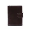 Portefeuille en cuir véritable hommes JOGUJOS Crazy Horse cuir portefeuille d'affaires hommes carte porte-carte d'identité porte-monnaie voyage portefeuille pour homme