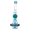 Newest Heady Dab Rigs Glass Bong Hookahs Tobacco Hookahs Perc Recycler Water Pipes 14mm Female Joint Oil Bubbler With Quartz Banger Or Bowl