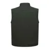 Multi Pocket Tunn Baggy Vest för Män Vår Höst Male Casual Pipraft Gilet Ärmlös Jacka Sommar Mens Travel Waistcoat 211104