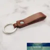 Vintage Brown Cow Leather KeyChain for Women Men Creative Simple Design Cowhide Car Keyring Bag Key Chains Gifts Smycken B092 Factory Price Expert Design Kvalitet