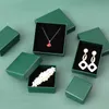 Fashion Love Malachite Green Retail Gift Boxes Box pour bracelet bracelet pendentif boîtes bague et collier boîte de haute qualité emballage bijoux