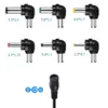 3-12V 30W 2.1A AC/DC Strömförsörjningsadapter Universal Charger Adapter med 6 pluggar justerbar spänningsreglerad strömadapter