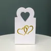 Scatola di caramelle a forma di cuore con taglio vuoto Contenitore di caramelle per biscotti per feste di matrimonio di San Valentino WJY591