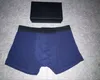 Högkvalitativa bokstäver Mäns trosor Manliga underbyxor Man Pack Shorts Boxers Underkläder Slip Boxer Solid Underkläder Bekväm Shorts Underkläder