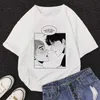 2021 Fashion Bj Alex Stampa T Shirt Donna Estate Casual Magliette Harajuku Coreano Charming Boy Ulzzang Graphic Top Kawaii T-Shirt X0628