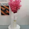 AgmSyeu樹脂の花瓶の家の装飾アクセサリー樹脂工芸品創造的なリビングルームの装飾花の配置アーム面花瓶211103