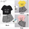 Summer Women Pajamas Set Cartoon Casual Sleepwear Eyelash Print Tshirt Women's Home Wear Pyjamas Suit Female Short Sleeve Top 210809