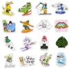 50 stks Cool Extreme Sports Waterdichte Ski Vinyl Stickers Pack voor kinderen Tieners Volwassenen Om DIY Waterfles Scooter Bagage Motorfiets Fiets