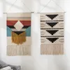 Tyg Hängande Tapestry Boho Persiska Heminredning Watt-timmars meter Box Cover Geometrisk Tryckväggen hängande filt dekor 210310