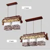 Pendant Lamps Chinese Style Wooden Lights Retro Living Room Restaurant Garden Hall Home Lighting Simple Antique ZA ZS27