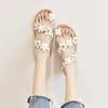 Sommer Schuh Frau Gladiator Sandalen Frauen Schuhe Flache Mode Süße Blumen Boho Strand Sandalen Damen Plus Größe 43 femmes sandales