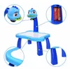 Drawing Table with LED Projector, Educational, Children's Toy, for Girls' Art, Painting and Crafts