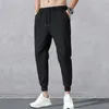 Hommes Printemps Mince Pantalon Casual Pantalon Skinny Jogger Survêtement Mâle Mode Hip Hop Streetwear Taille Élastique Harem 210715