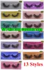 3D Mink Eyelashes Colorful Faux Mink Lashes Free Tickize Logo Mink Lashes Natural Shice Fake Goys Makeup Lashes False Extension