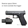 LED CREE CREE TUCTICALLING LASER LISER Sight Light Strobe Light للبندقية Pistol Glo CK G17 G19