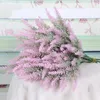 Lavendel Künstliche Blumen Hochwertige Blume Für Hochzeit Home Decor Korn Dekorative Gefälschte Pflanzen Seidenblumen Kostenloser Versand