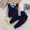 Lente en herfst babyjongen elegante sets voor 2-delige set roostice kleding kinderen 210528