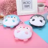 Cute penguin mini plush toy key hook earphone bag coin storage plush coin purse practical bag children's gift plush toys