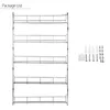 5 Layers Kitchen Spice Rack Multifunctional Organizer Storage Holders Shelf Pantry Wall Hanging Holder Save Space 211112