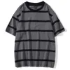 Aolamegs Men T Shirt Color Block Print 3 color Optional Tee Shirts Simple High Street Basic All-match Cargo Tops Male Streetwear 210706