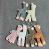 20 cm bonito alpaca chaveiro brinquedo de pelúcia alta qualidade pelúcia animais saco pingente presentes chaveiro