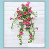 Dekorativa Blommor Kransar Festival Party Supplies Hem Garden 65.5 cm Kunstzijde OchTend Glory Nep Bloem Hoge Kwaliteit Voor Bruiloft DIY