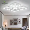 Deckenleuchten LED-Kronleuchter für Wohnzimmer Küche Moderne 5/8 quadratische Kronleuchter 220V Beleuchtung Leuchten