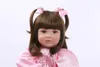 60cm silicone renascido bebê boneca brinquedos princesa toddler bonecas meninas brinquedos alta qualidade limitada coleção de bonecas Q0910