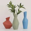 Vasen, geometrische Keramik-Blumenvase, Heimdekoration, Arrangement, kreative Wohnzimmer-Display, Ornament, Hochzeitsdekorationen