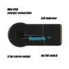 Universal 3.5mm Bilmonteringssats A2DP Trådlös FM Bluetooth-sändare AUX Audio Music Receiver Adapter Handsfree med MIC för telefon MP3 Retail Box