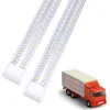 Tube LED 72W 144W 2ft 4ft 8ft en forme de V intégré T8 en forme de V Double face 4 rangées LED Tubes lumineux AC85-277V