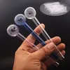 6 polegadas de vidro em linha reta queimadores de óleo de água tubos espessos pyrex colorido tubo de fumar para Dab Rig Bong Tubo de vidro tubo de óleo mais barato