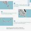 ELESHE 925 Sterling Silver Vintage Heart Safety Chain Stopper Bead Fit Original Charm Bracelet DIY Silver Jewelry Making Q0531