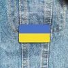 10Pcs Ukraine Brooch Ukrainian National Flag Pin For Backpacks Hat Bag Clothes Patriotic Badge