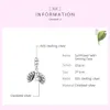 WOSTU Real 925 Sterling Silver Sunflower Beads Dangle Charm Fit Original Bracelet Necklace Pendant Fashion DIY Jewelry CQC1661 Q0531