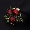 Pins, broches creatieve vintage fruit broche granaatappel geëmailleerd pin dames mode legering prachtige kraag revers kleding decor