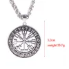 Compass Viking Rune Necklace Men039S Pendant012345676284680