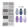 QualityPICT You Nail Stamping Platen Textuur Sjabloon Nail Design Stempel Stencil Gereedschap Roestvrij staal Nail Art Image Plate