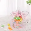 Kreativ matningsflaska form brithday party presentflaskor baby shower transparent plast candys box barn'slovely candy boxs t9i001166