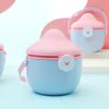 Wrap prezent 2021 DIY Różowy Niebieski Cukierki Pudełko Plastikowe Wiadro Party Wedding Decoration Baby Shower Kids Urodziny Wydarzenia Prezenty Pakiet zawiera