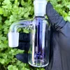 Jeke Acessórios de fumar 4 braços Árvore Catcher Catcher 90 45 graus para bongs vidro tubo de água Bubbler tem azul