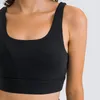 Yoga Outfit ABS LOLI Reggiseni sportivi ad alto impatto Donna Sexy Scoop Back Fitness Reggiseno imbottito Crop Canotte Athletic Gym Running Underwear