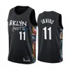 Erkekler 7 Kevin Durant Jersey 11 Kyrie Irving 72 Biggie Black City Honor Basquiat Basketbol Formaları 2021