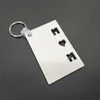 Porte-clés à sublimation vierge, pendentif MDF Double face à transfert thermique, porte-clés en bois, fournitures cadeaux d'anniversaire JJA114
