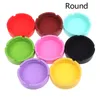 Silicone Ashtray Mini Portable Shatterproof Eco-Friendly roundAshtray Home Coffee Shop Bar Hotel Men Ashtrays Craft Gift WLL701