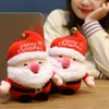 크리스마스 선물 봉제 장난감 엘크 종소리 장난감 고품질 파티 호의 눈사람 산타 클로스 인형 어린이 귀여운 크리스마스 장식