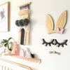 Наклейка стены ресницы для ресниц Украшение гостиной DIY Craft мультфильм 3D деревянные стены стены милые ресницы закрыты глаза