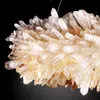 Lampes suspendues American Simple Natural Crystal Quartz Lustre Personnalité Creative Engineering Villa El Club