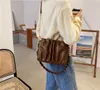 HBP se plie conception petits sacs en cuir PU pour les femmes bandoulière tressée bandoulière sacs à main épaule chaîne de voyage sac à main 2316