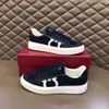 Top lässige Herren-Designer-Schuhe bedruckt blau braun Luxus-Designer Herren-Sport-Sneakers-Trainer-Schuh-Streetwear-Schnellversand